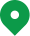 Green location pin icon with a black center on a transparent background