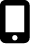Stylized cannabis leaf icon in a simple black design