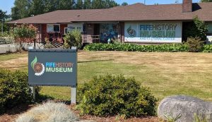 Exterior view of the Fife History Museum and Cultural Center with building signage and front garden